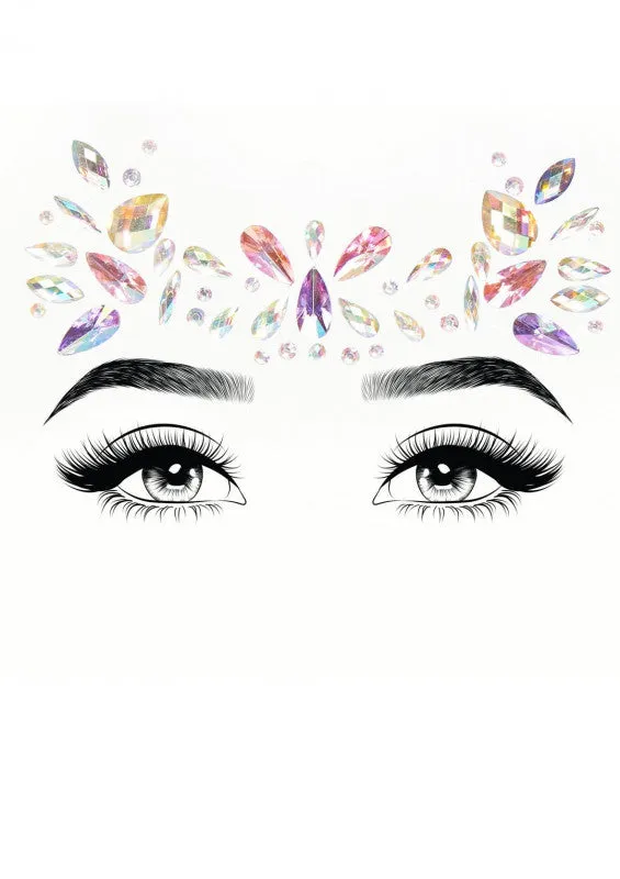 Veda Adhesive Face Jewels Sticker