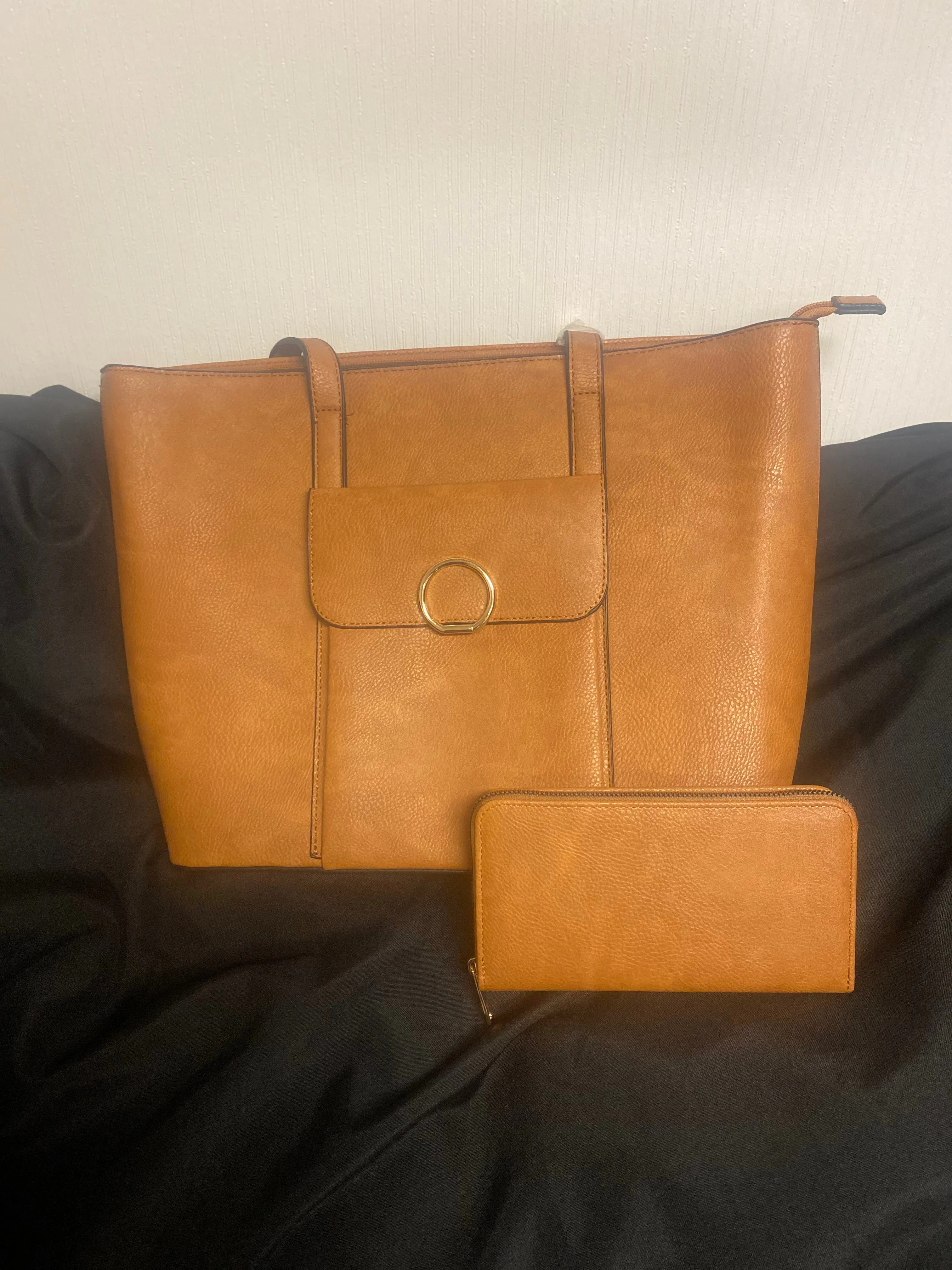 Vegan Handbag 2 Piece Set