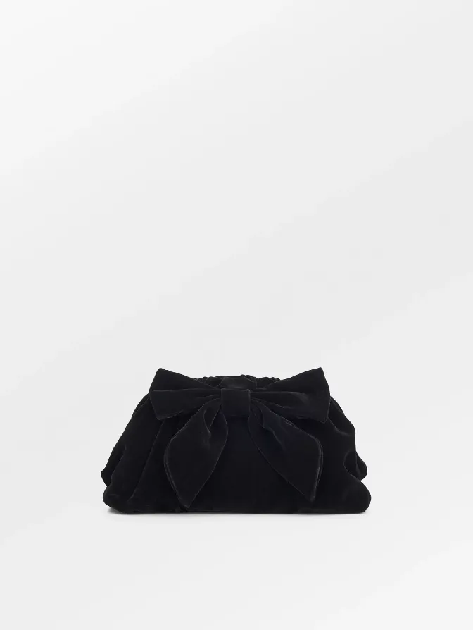 Velvet Bonita Bag- Black