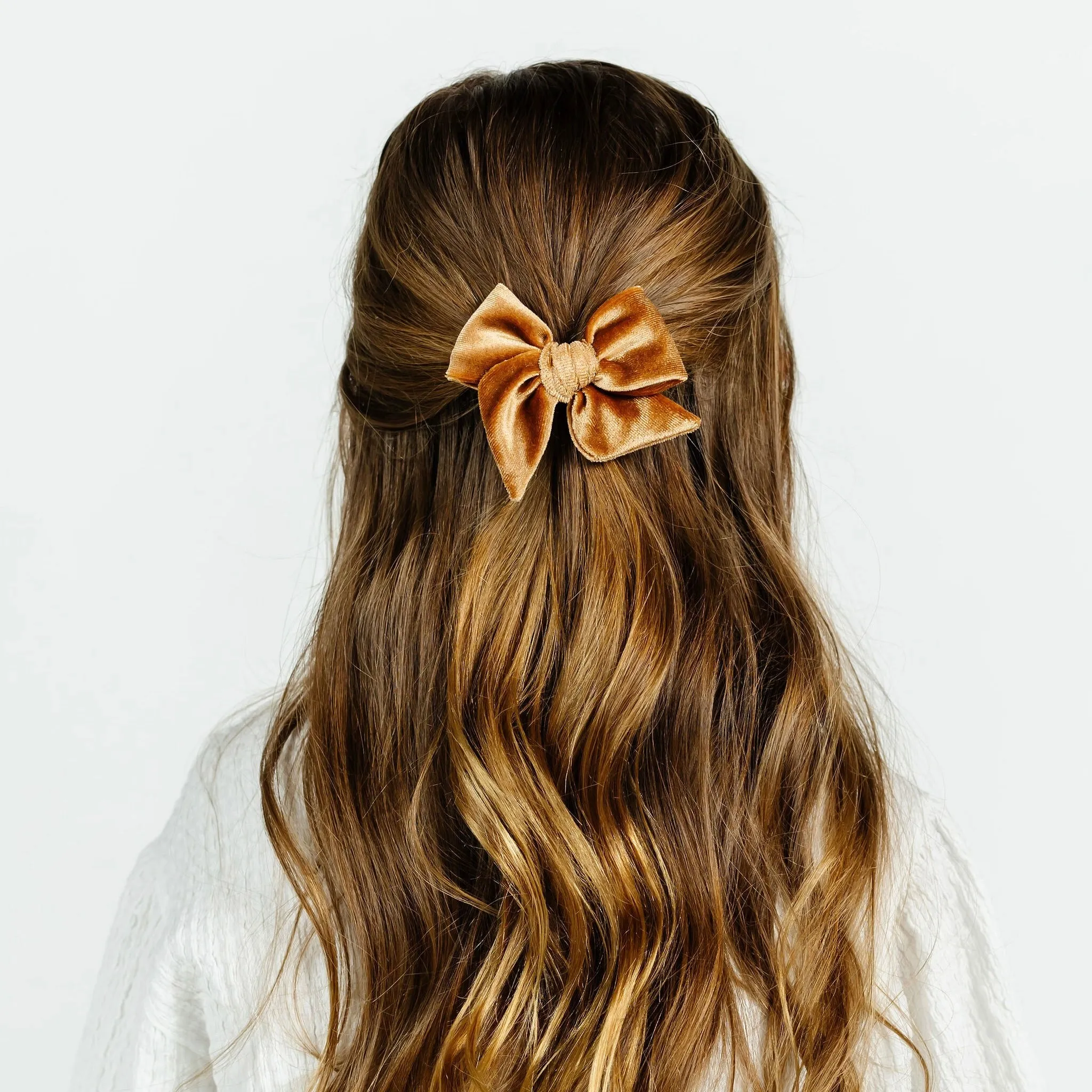 Velvet Bow 3 Pack: Rose Clips
