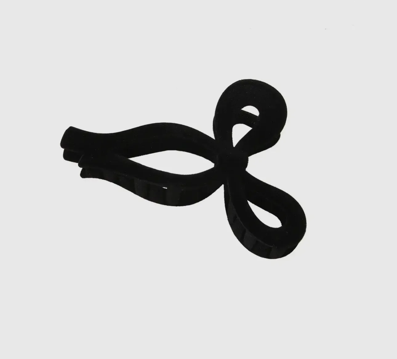 Velvet Bow Hair Claw Clip