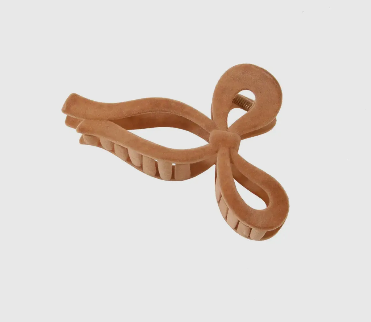 Velvet Bow Hair Claw Clip