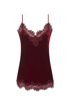 Velvet Coco Bias Cami Dalia Red