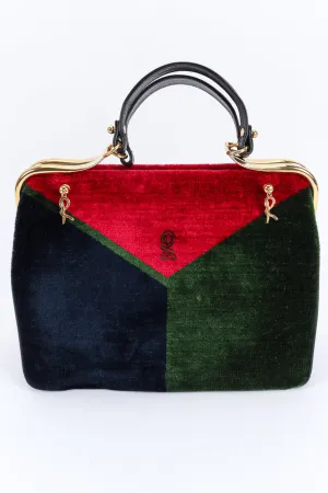 Velvet Frame Handbag