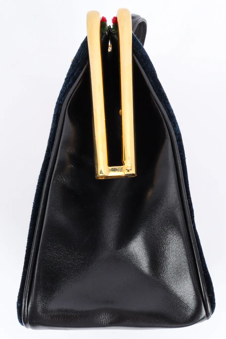 Velvet Frame Handbag