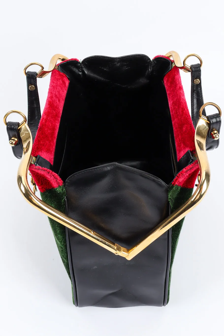 Velvet Frame Handbag
