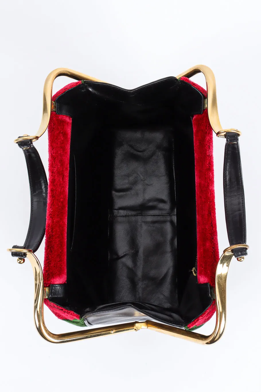 Velvet Frame Handbag
