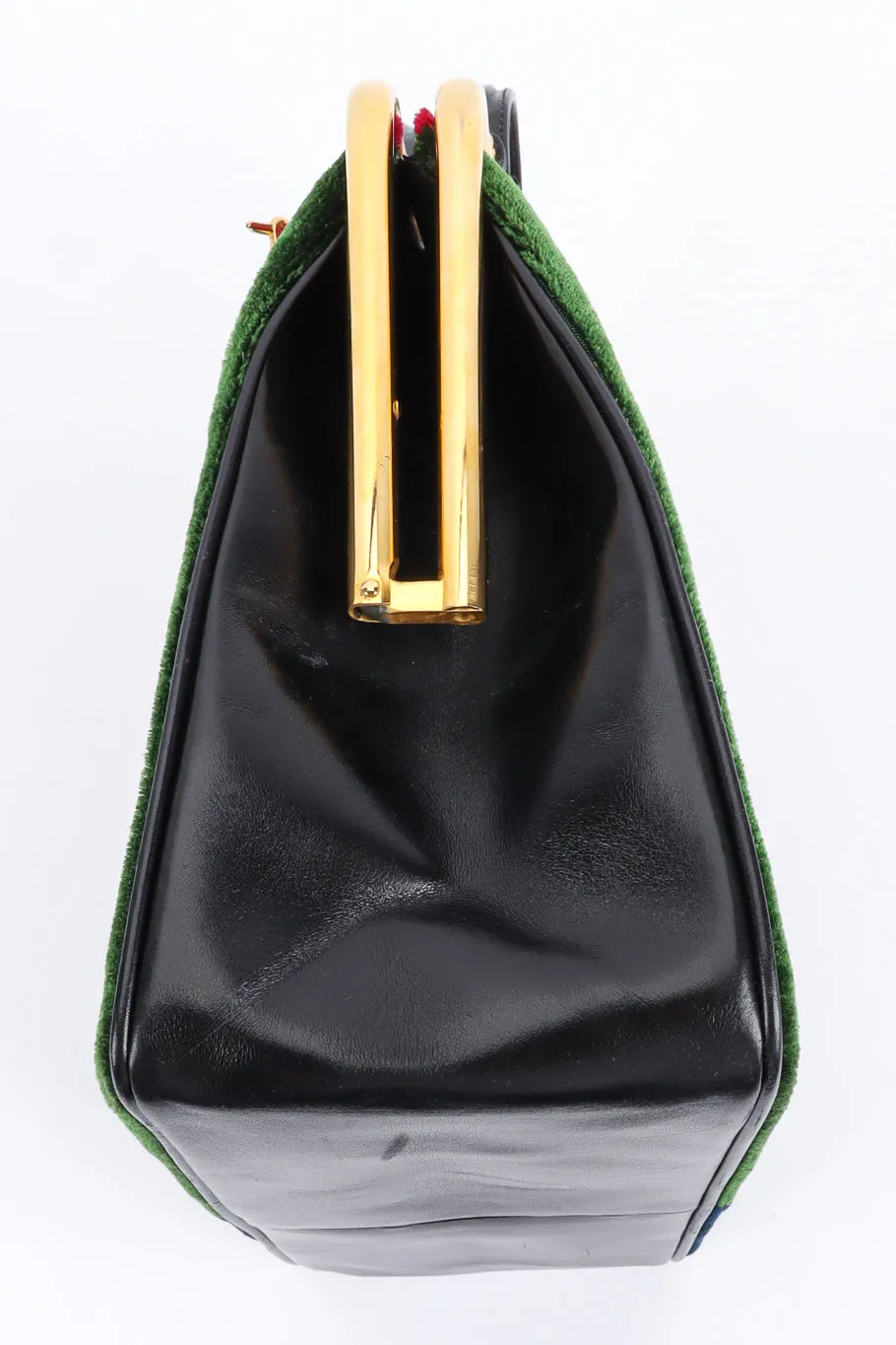 Velvet Frame Handbag
