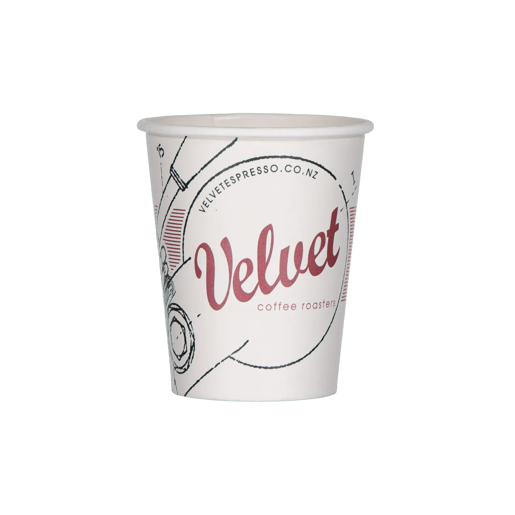 Velvet - Hot Cup - White