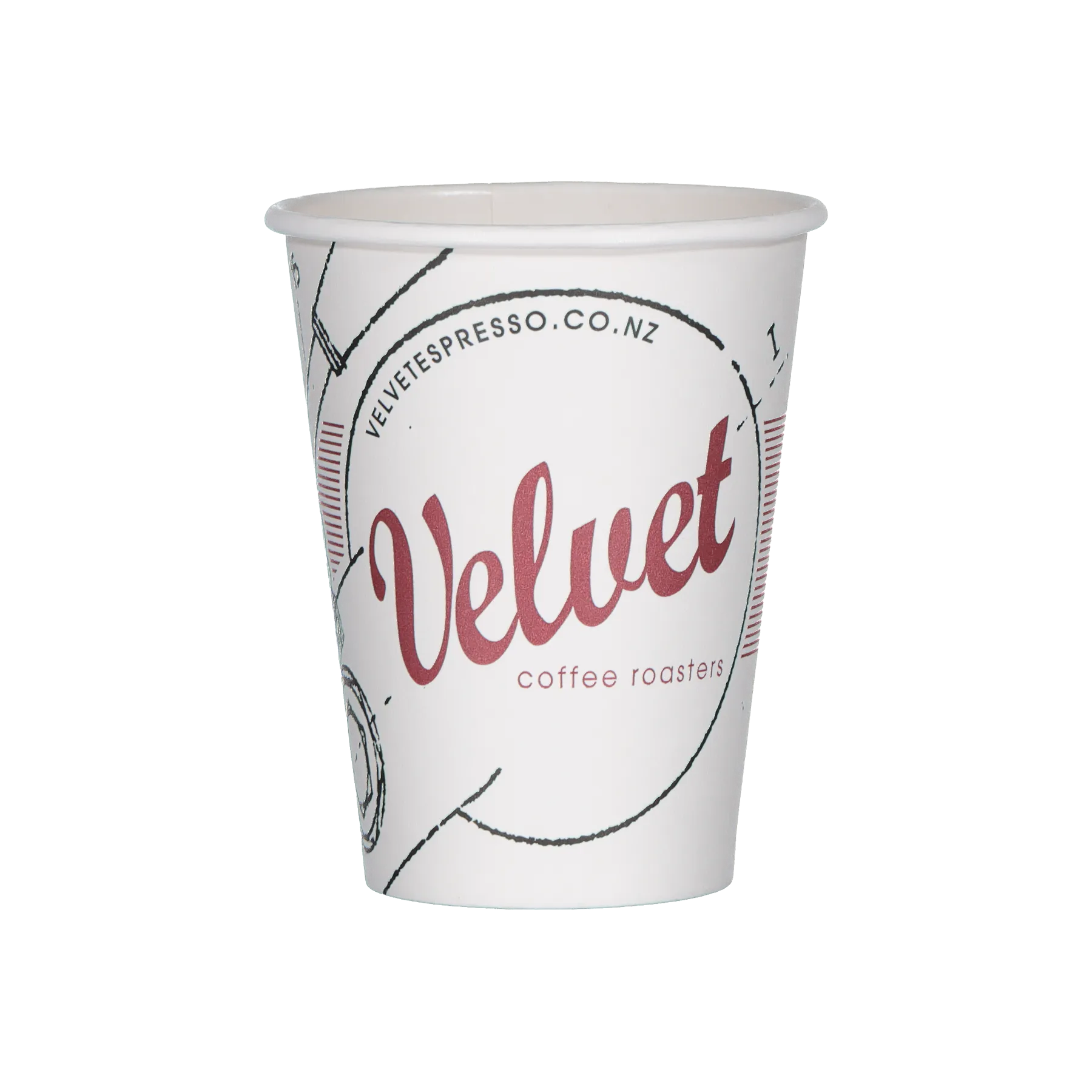 Velvet - Hot Cup - White