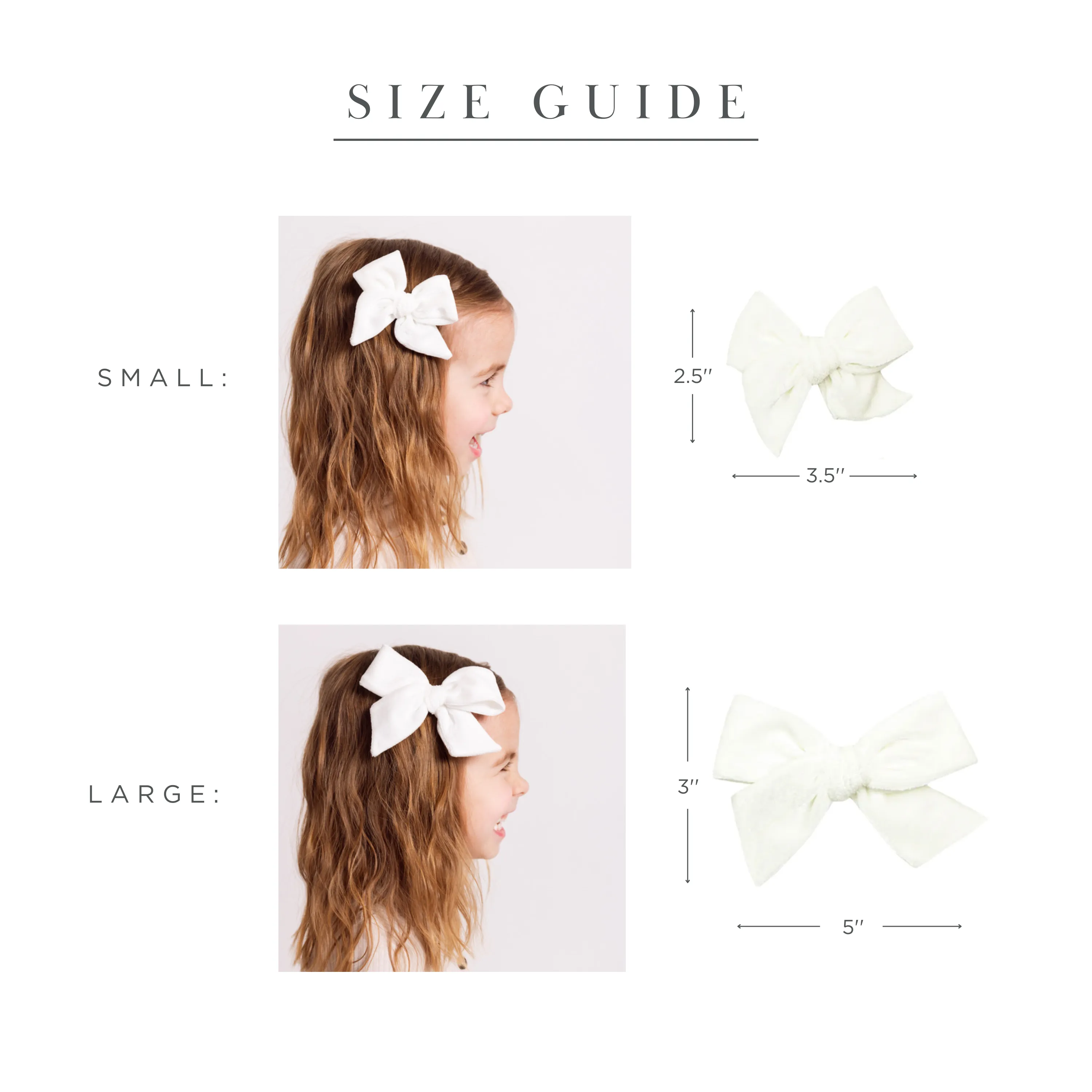 Velvet - Latte Bow Clip