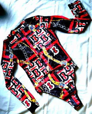 Velvet Red Bodysuit
