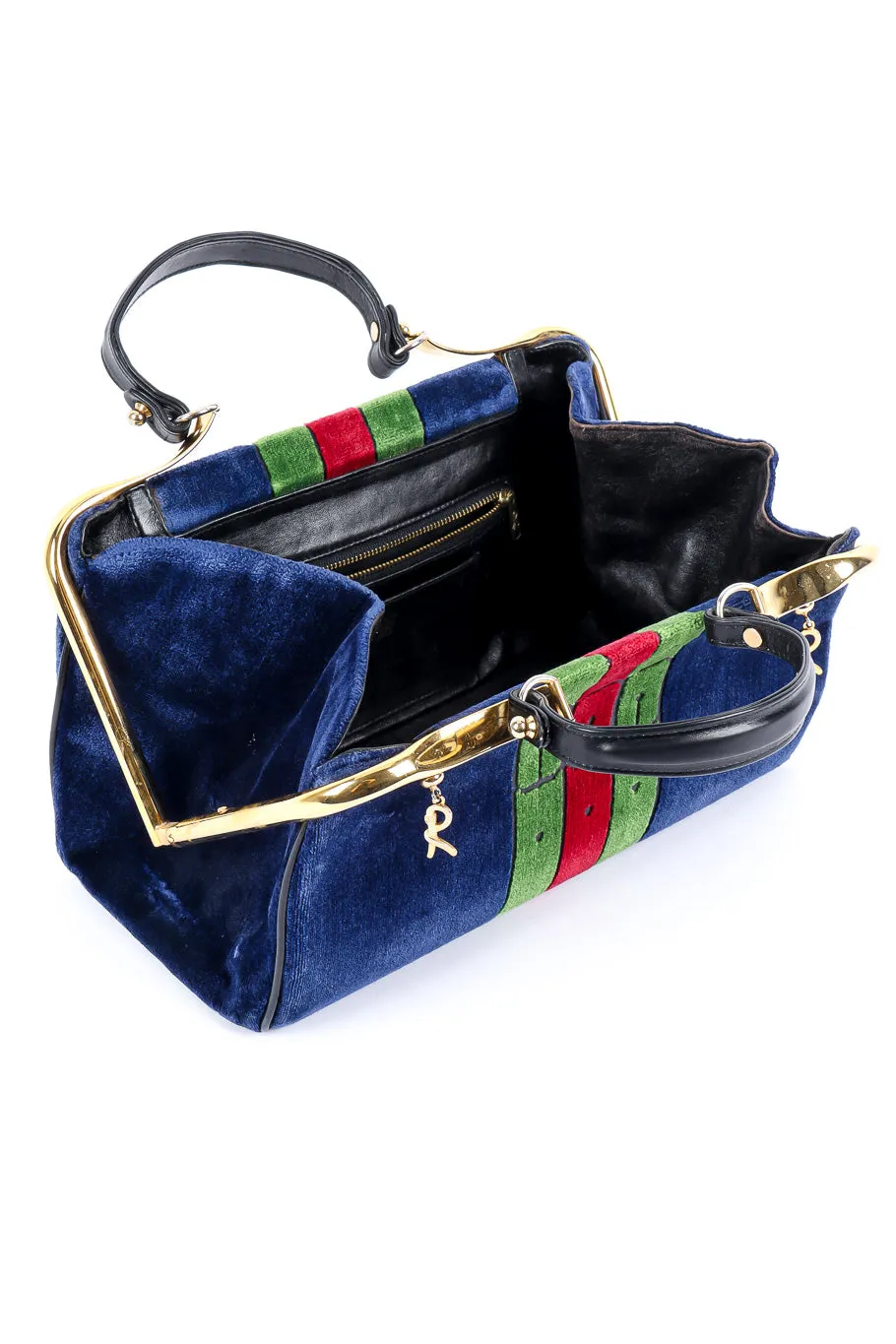 Velvet Stripe Frame Bag