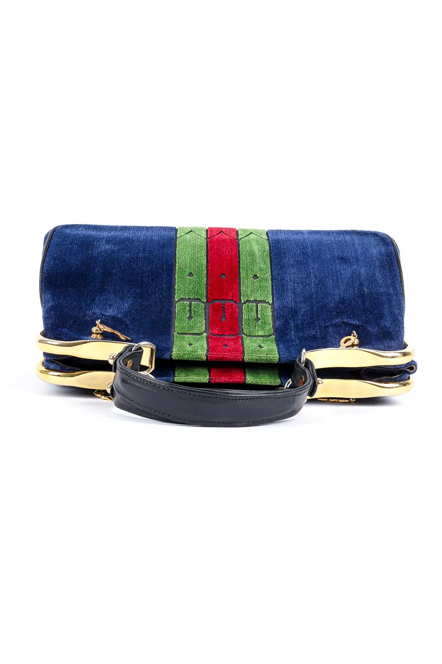 Velvet Stripe Frame Bag