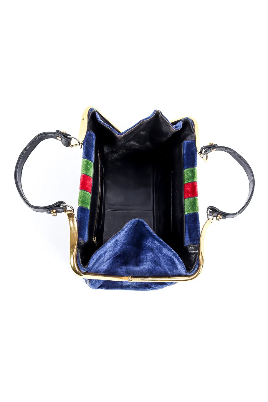 Velvet Stripe Frame Bag