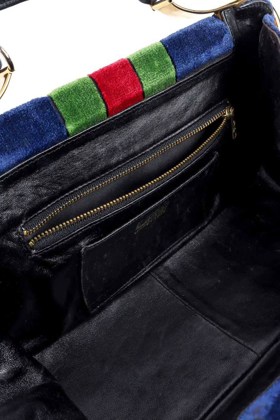 Velvet Stripe Frame Bag