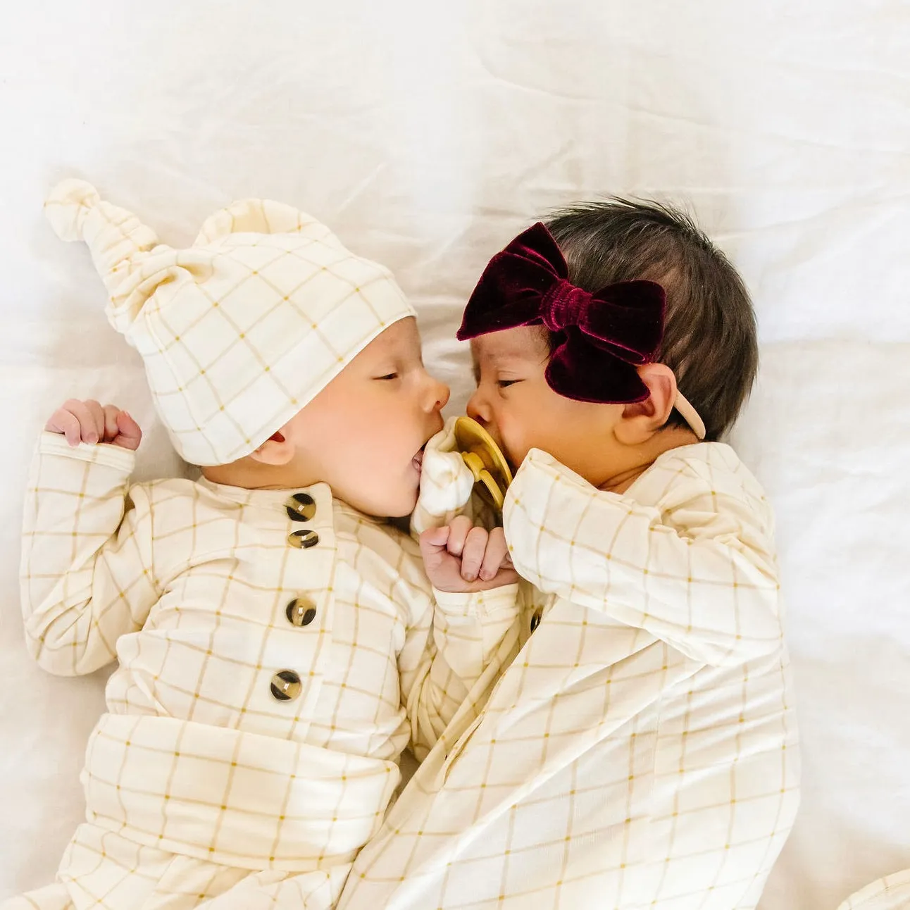 Velvet - Wine Bow Headband