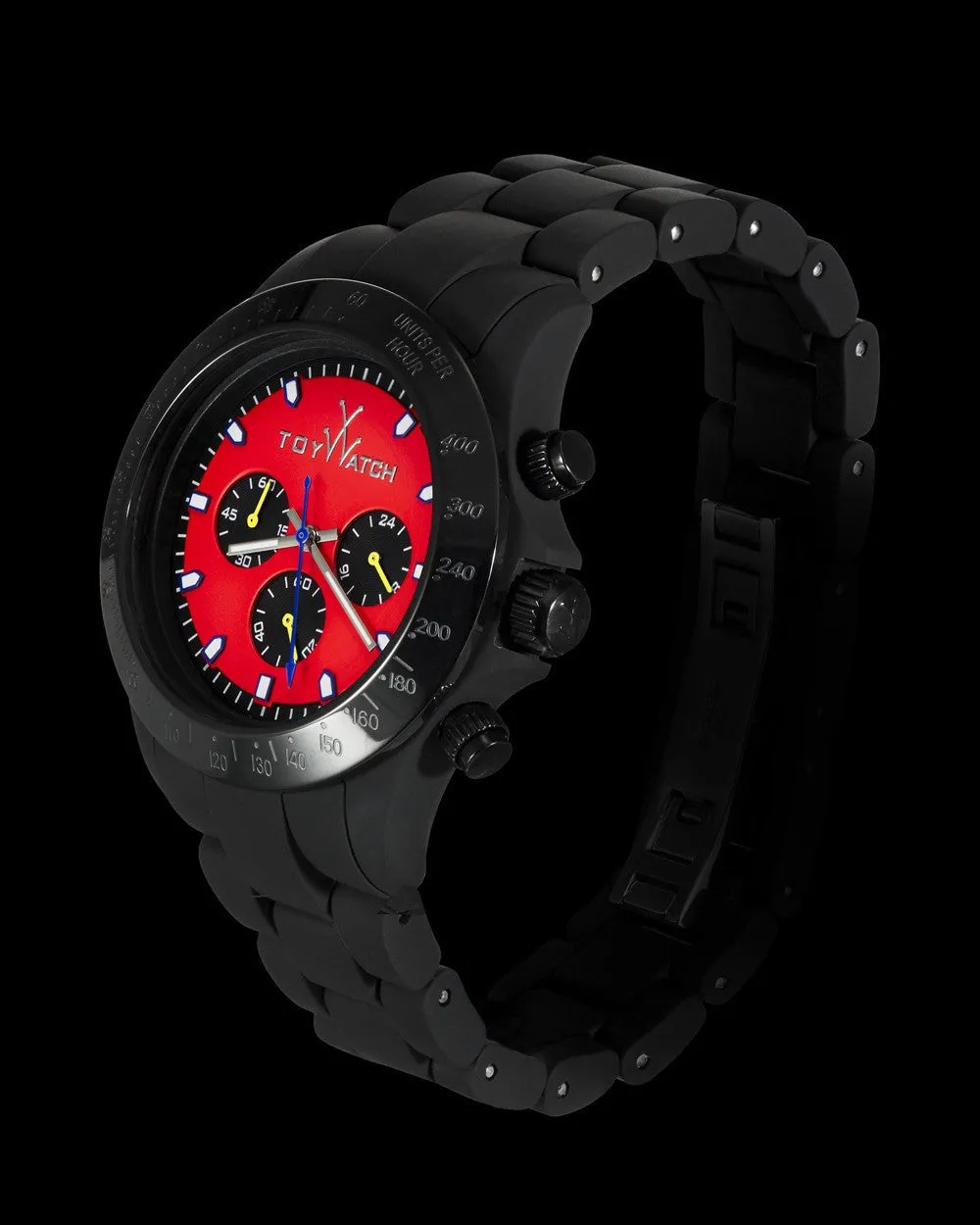 VELVETY CHRONO BLACK AND RED