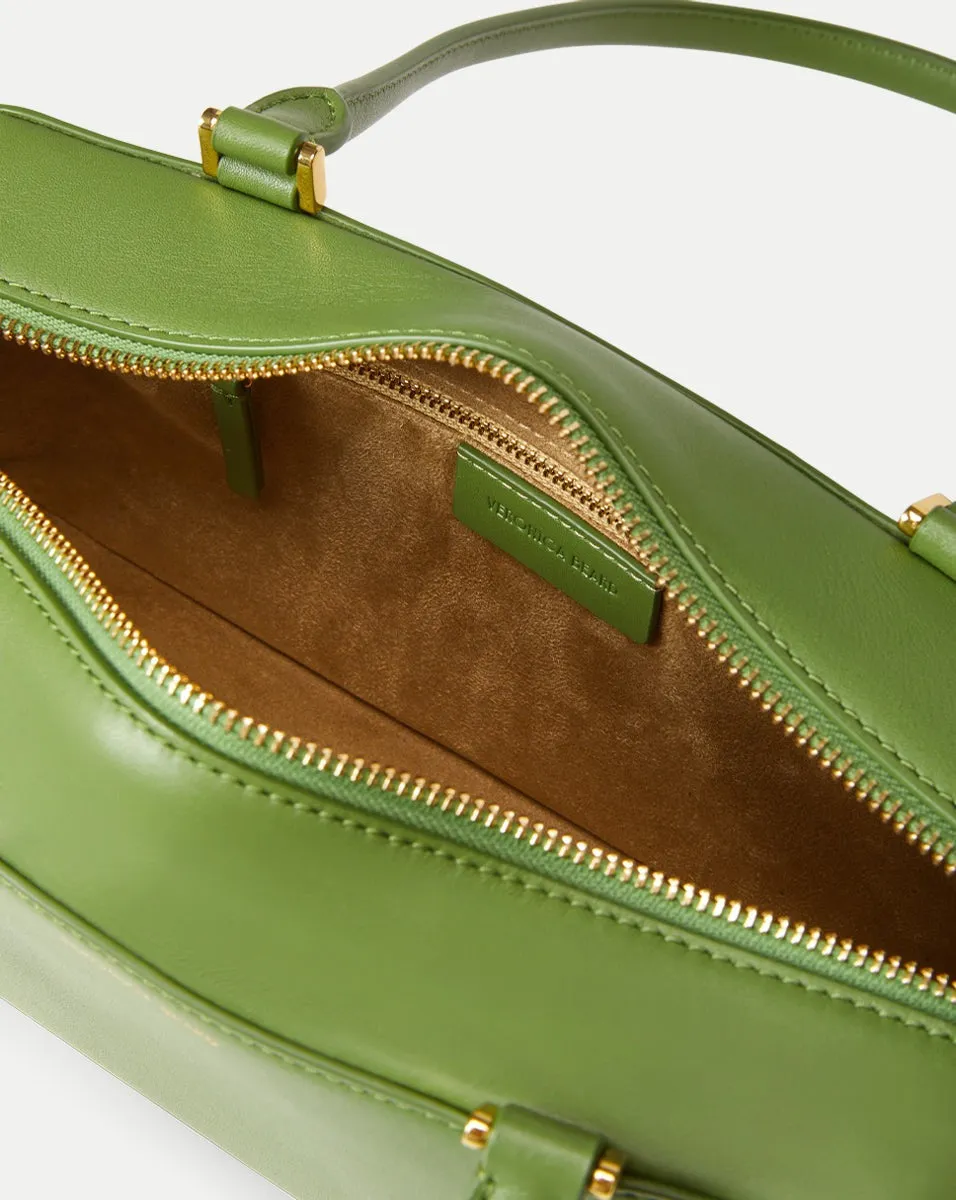 Veronica Beard Boxy Shoulder Bag in Lemongrass
