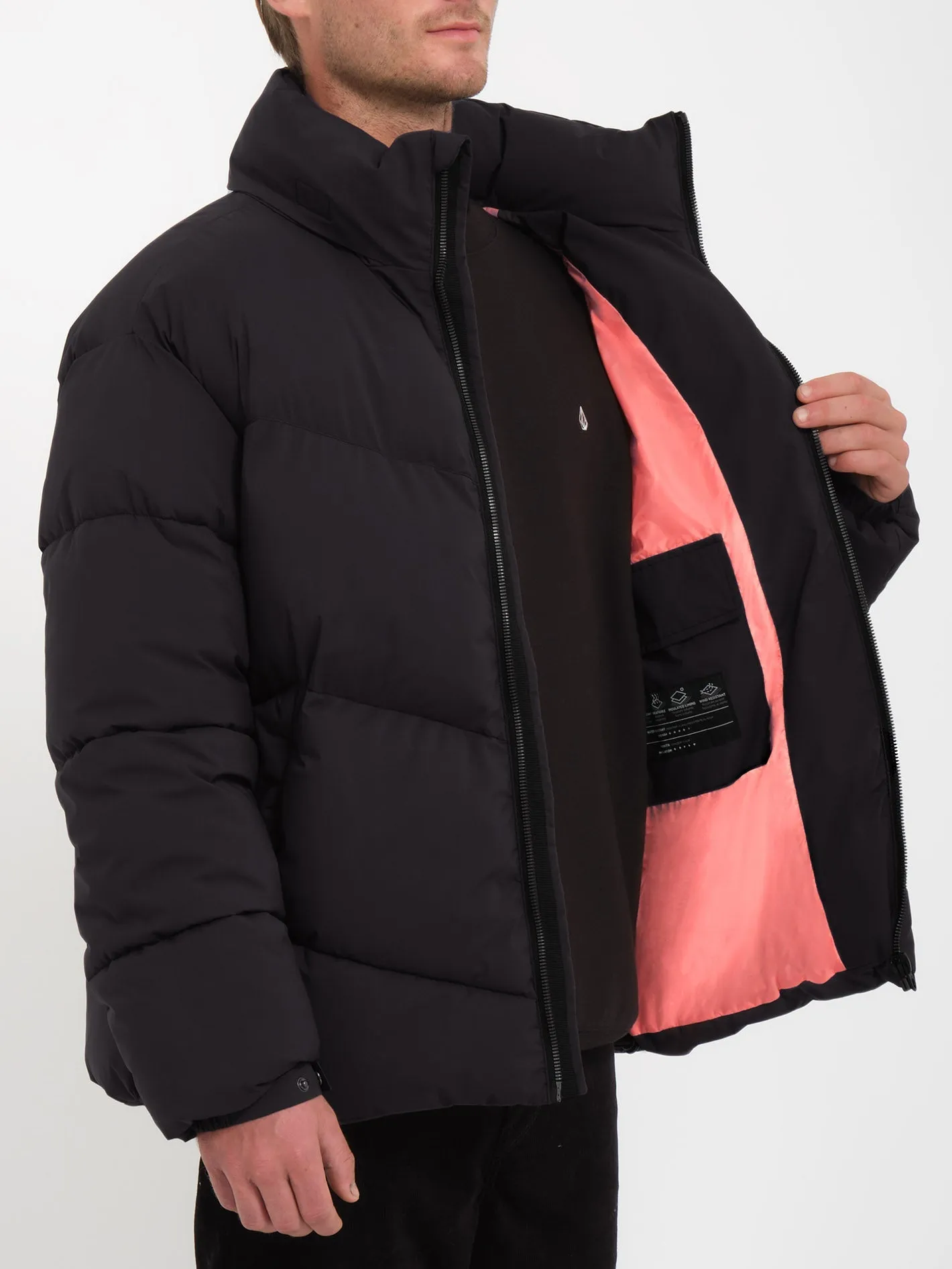 Veste Doudoune Goldsmooth - BLACK COMBO