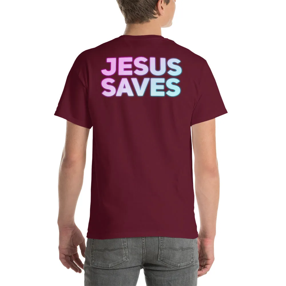 Victory Church Front Logo-/ Jesus Save - Short Sleeve T-Shirt