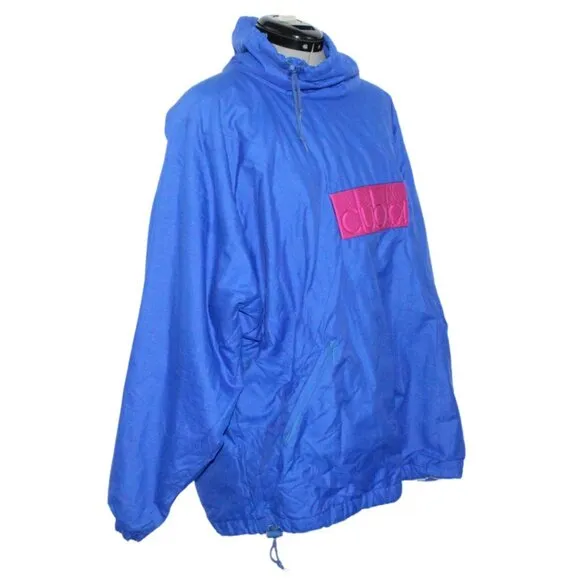 Vintage Unisex Retro Windbreaker Hoodie