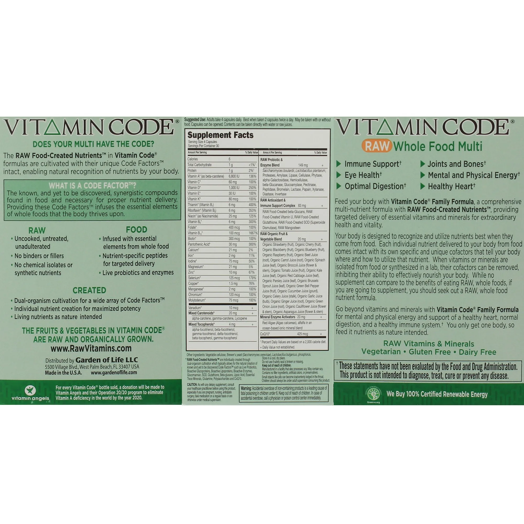 Vitamin Code Family Multi