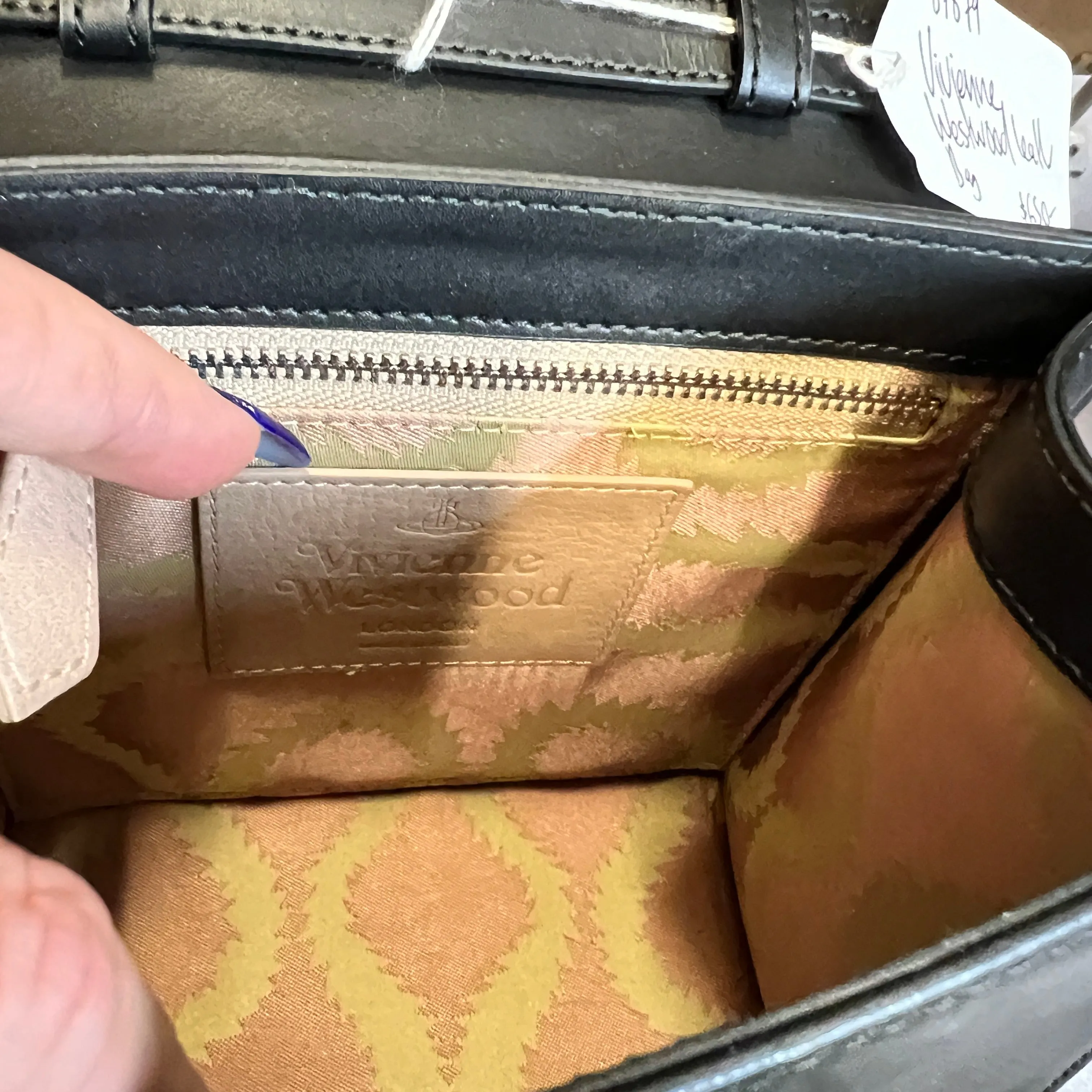 VIVIENNE WESTWOOD leather handbag