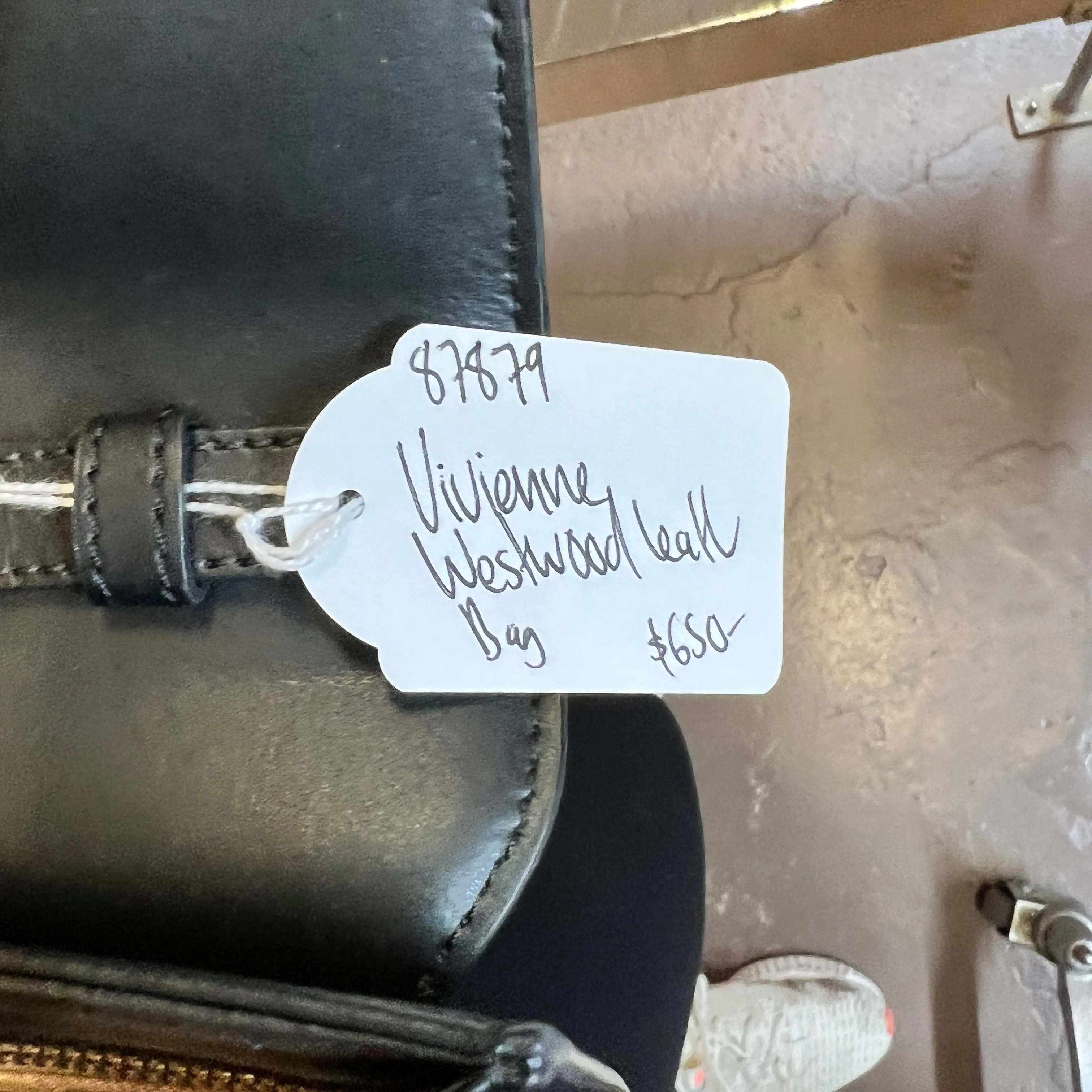 VIVIENNE WESTWOOD leather handbag