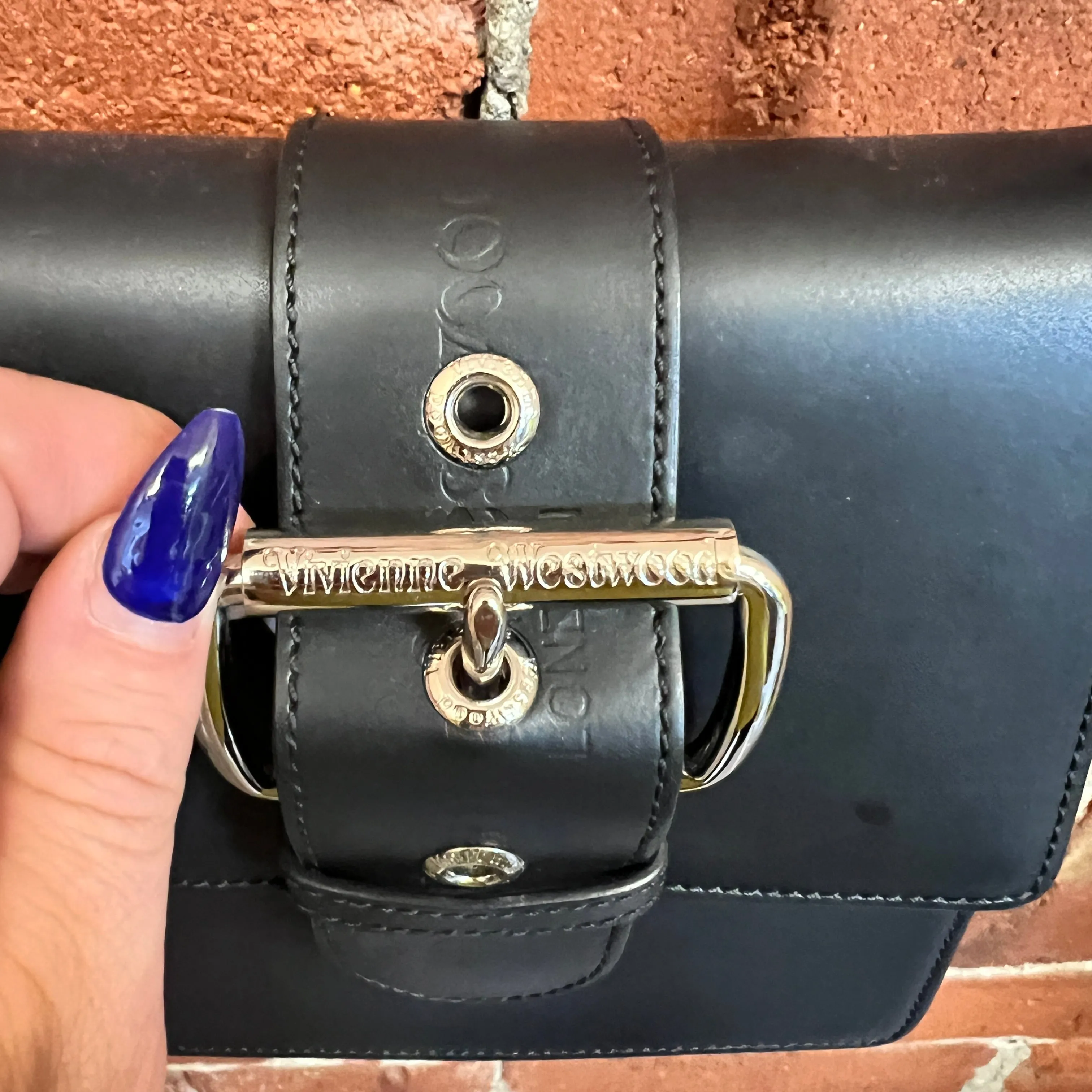 VIVIENNE WESTWOOD leather handbag