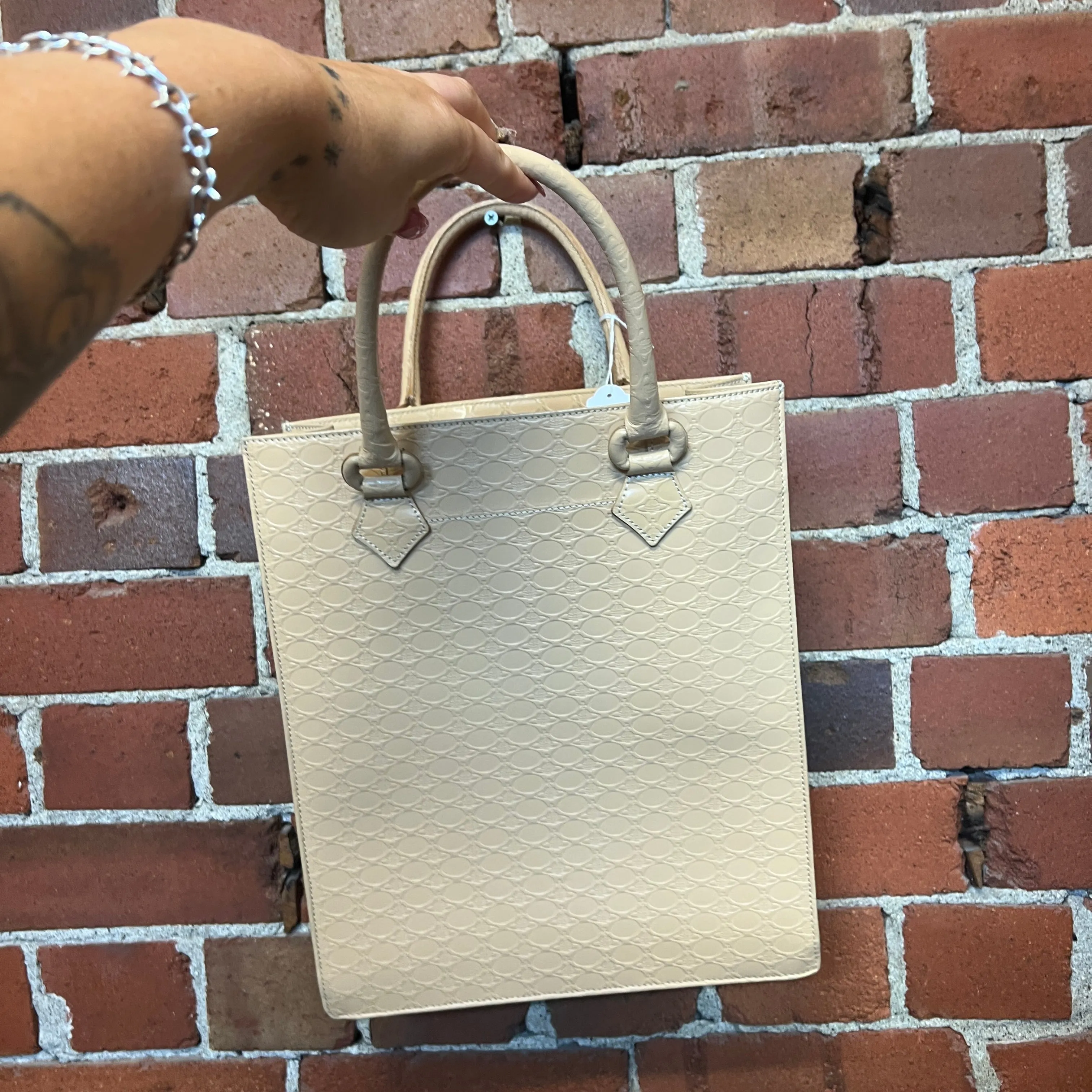 VIVIENNE WESTWOOD leather orb hanbag