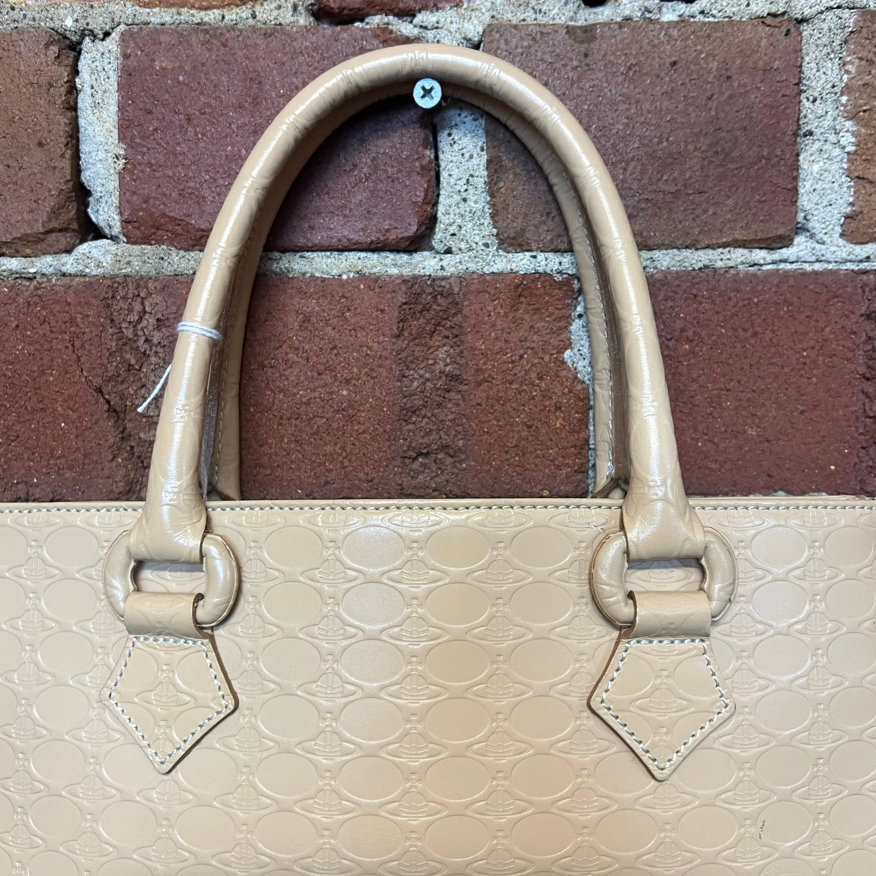 VIVIENNE WESTWOOD leather orb hanbag