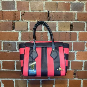 VIVIENNE WESTWOOD striped handbag