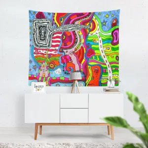 Wall Art Tapestry 'Multi-directional'
