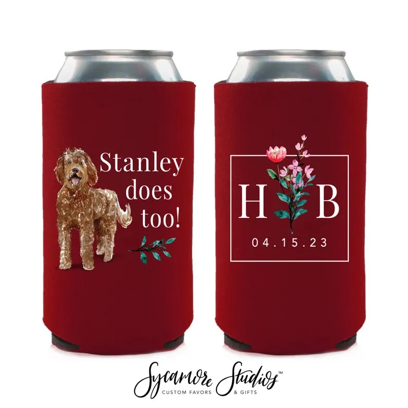 Wedding Regular & Slim Can Cooler Package #22FRS - Full Color - I Do Too