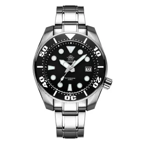 ★Weekly Deal★ADDIESDIVE® Sumo Green Professional Dive Watch for Men 44.5mm (MY-H10) Black/Green/Blue Dial