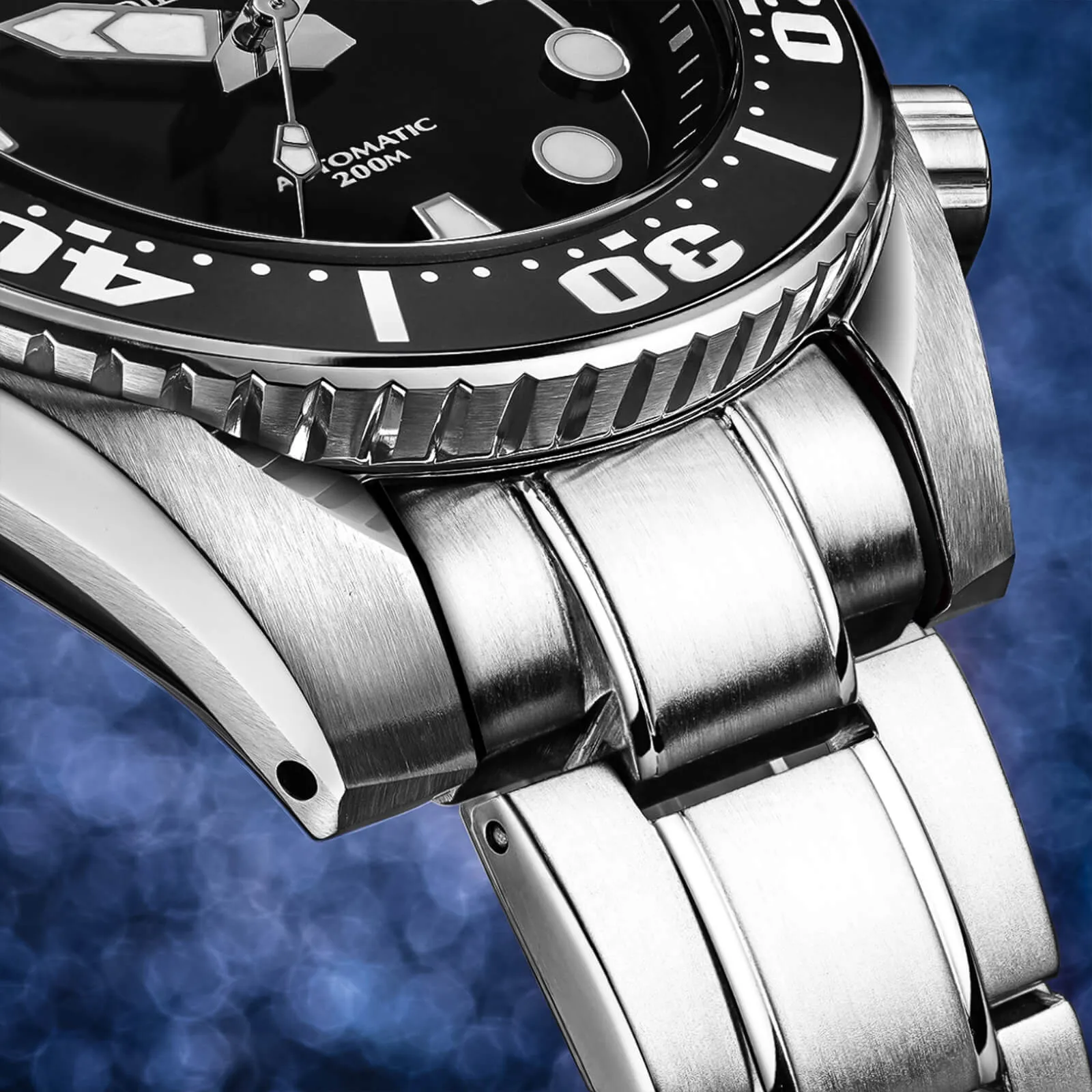 ★Weekly Deal★ADDIESDIVE® Sumo Green Professional Dive Watch for Men 44.5mm (MY-H10) Black/Green/Blue Dial