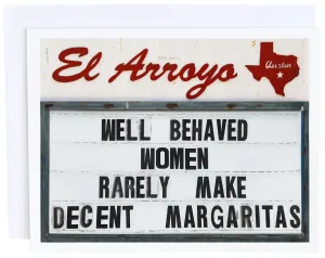 'Well Behaved Women' Card