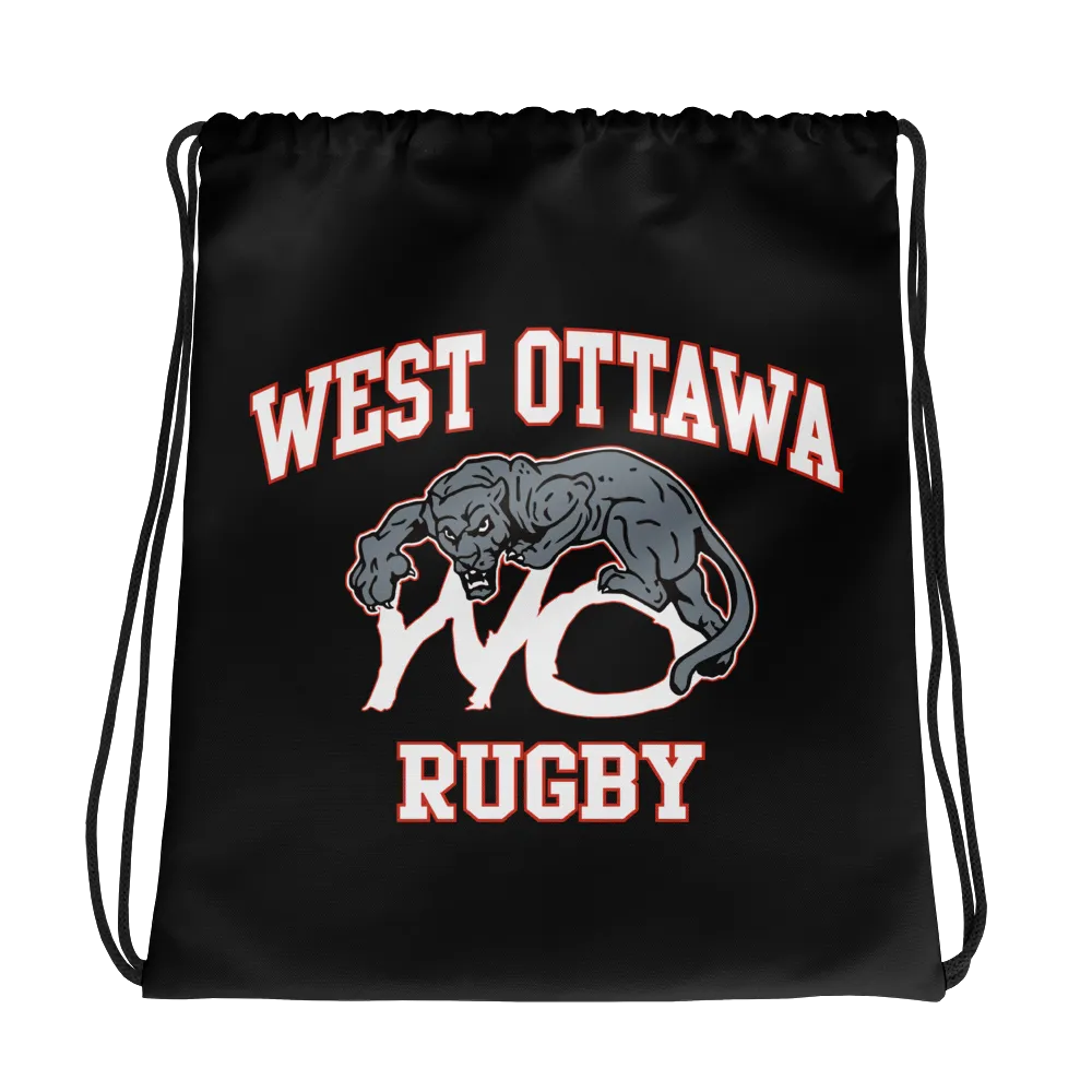 West Ottawa Rugby Drawstring bag