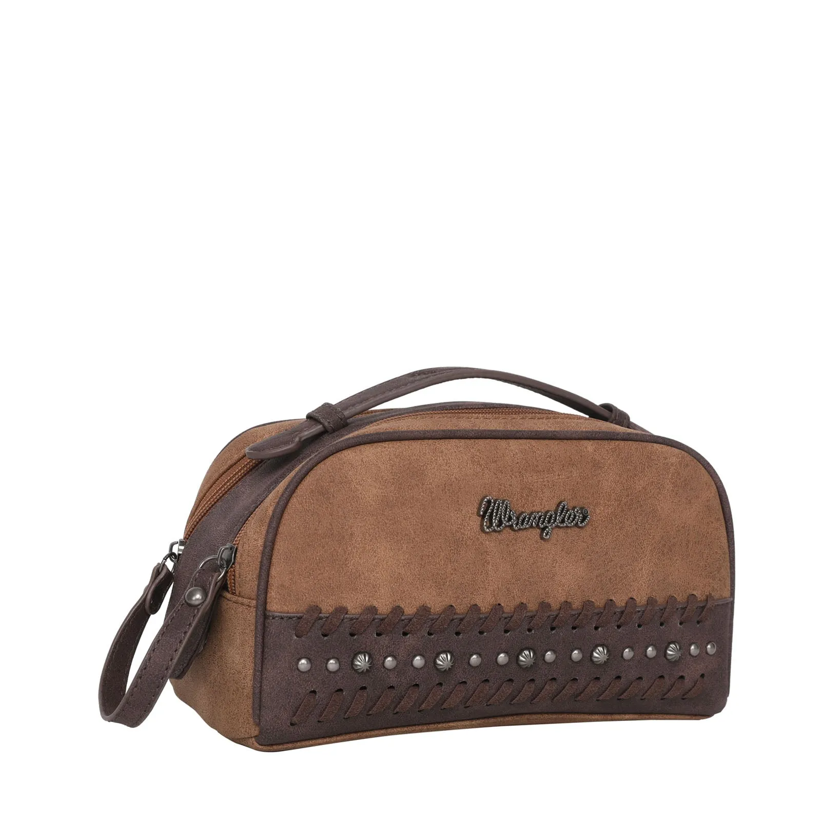 WG28-190 Wrangler Whipstitch and Studs Carry Western Handbag（Wrangler by Montana West）
