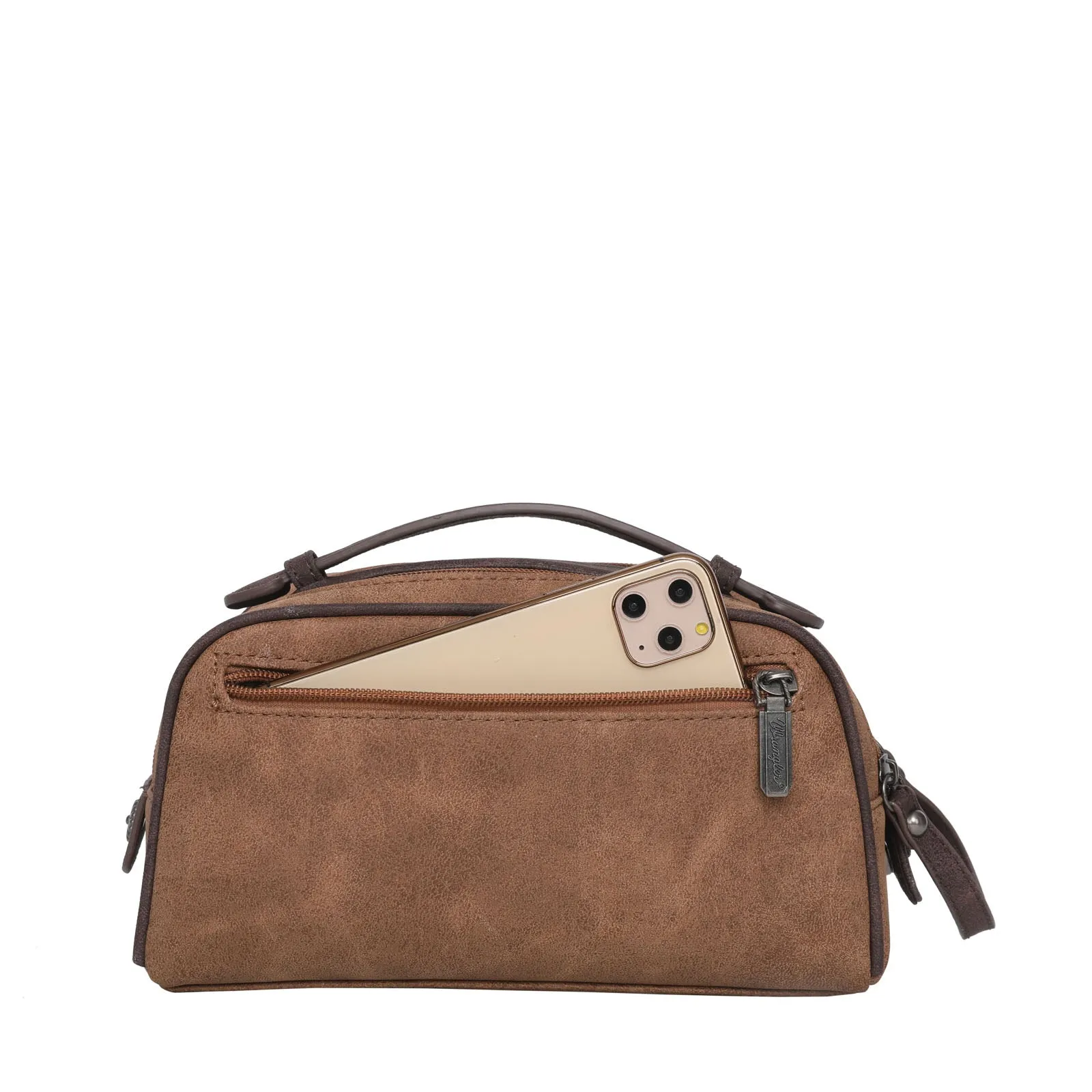 WG28-190 Wrangler Whipstitch and Studs Carry Western Handbag（Wrangler by Montana West）