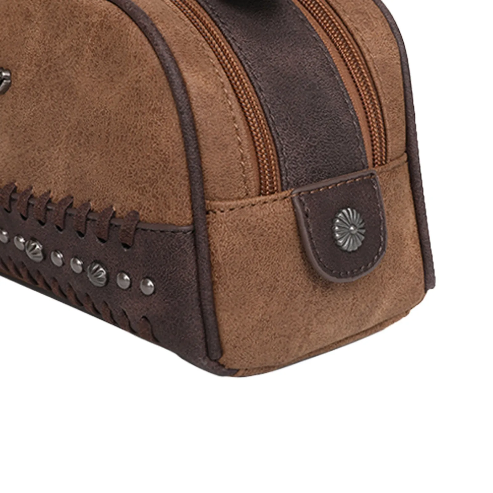WG28-190 Wrangler Whipstitch and Studs Carry Western Handbag（Wrangler by Montana West）
