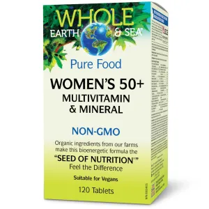 Whole Earth & Sea Women's 50  Multivitamin & Mineral 120s