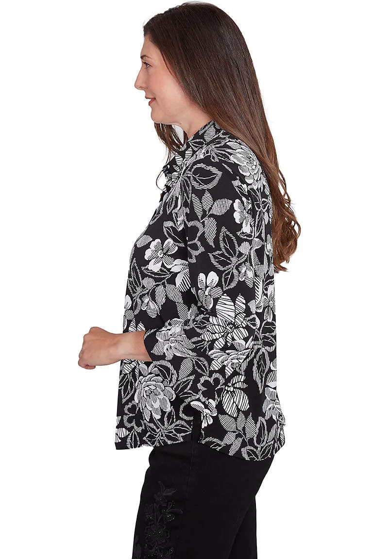 Wild At Heart Floral Puff Print Shirt