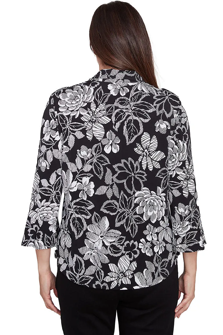 Wild At Heart Floral Puff Print Shirt