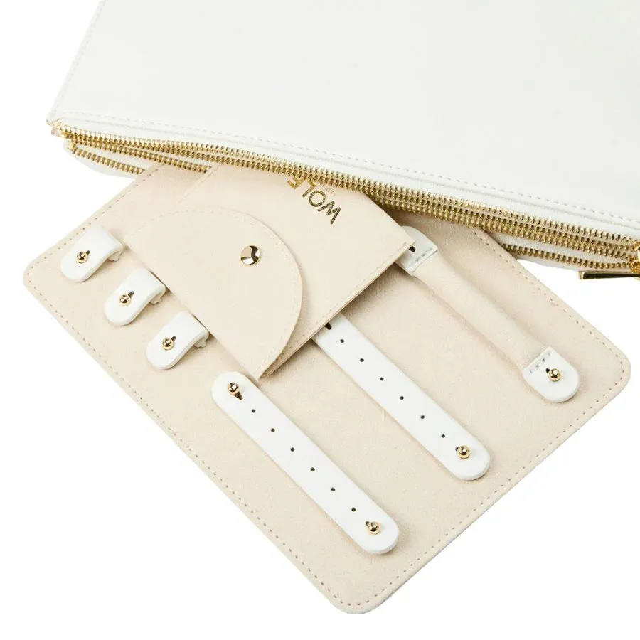 Wolf Maria Set Of 3 Zip Jewelry Pouches