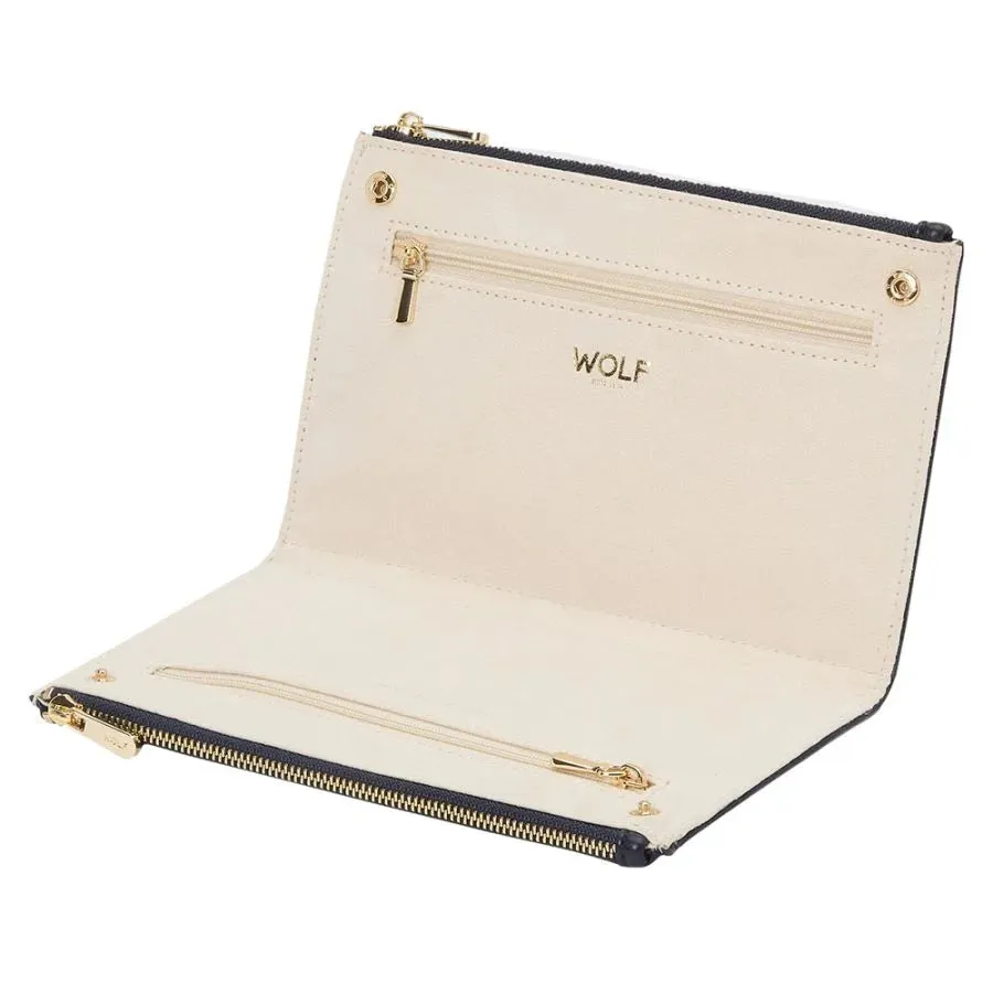 Wolf Maria Set Of 3 Zip Jewelry Pouches