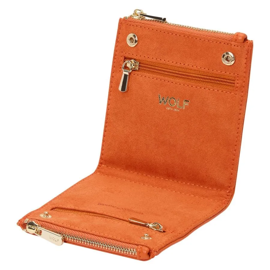 Wolf Maria Set Of 3 Zip Jewelry Pouches
