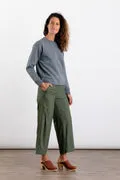 Women's Hawthorne Boxy Crew Sweatshirt | Storm Blue