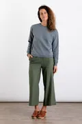 Women's Hawthorne Boxy Crew Sweatshirt | Storm Blue